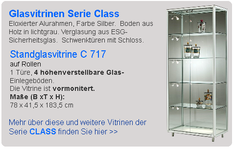 Glasvitrinen-Serie Class